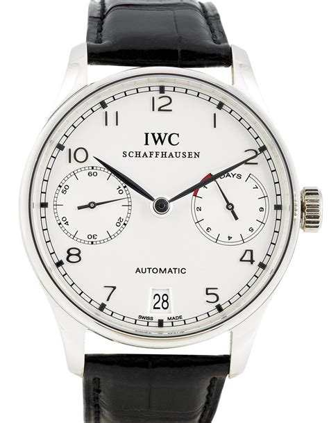 iwc watches second hand.